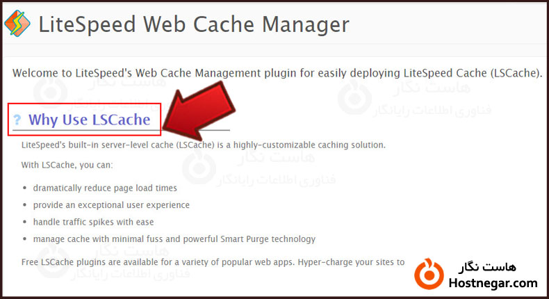 آموزش کار با پلاگین کش LiteSpeed در CPanel