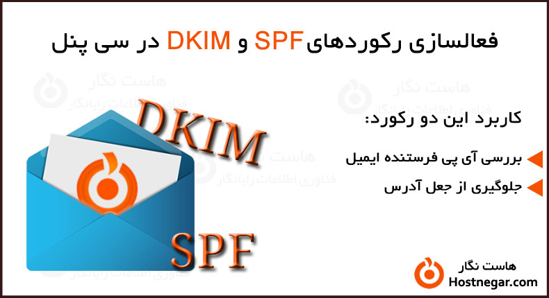 SPF Record & DKIM Record آموزش فعالسازی رکوردهای SPF و DKIM در سی پنل